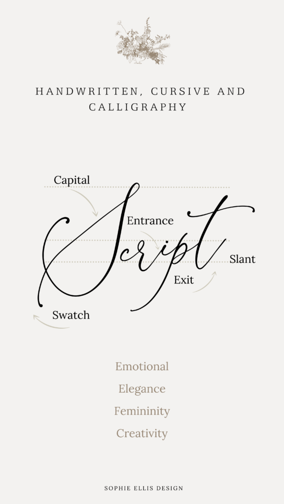 script font example
