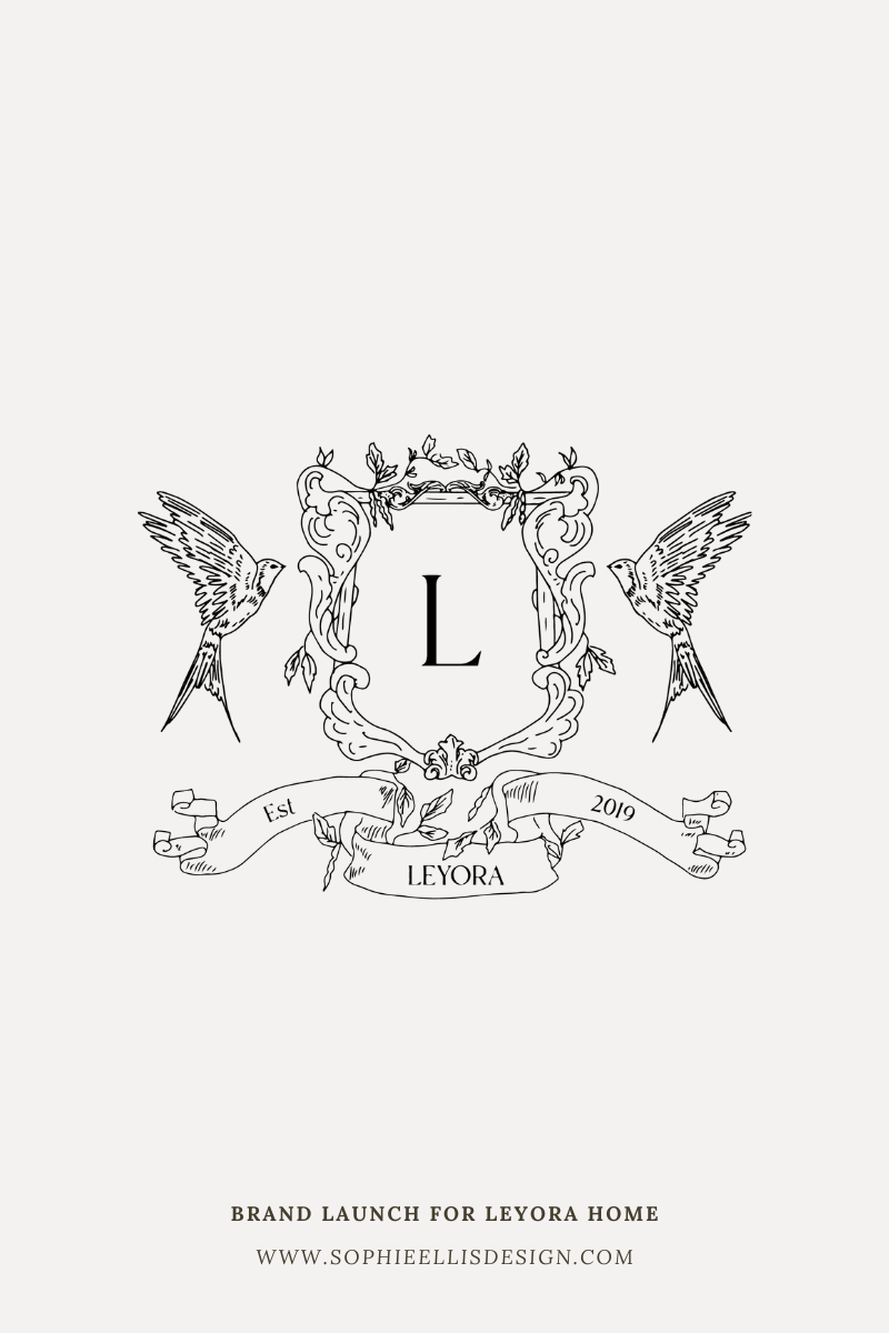 Leyora Home full rebrand with Sophie Ellis Design
